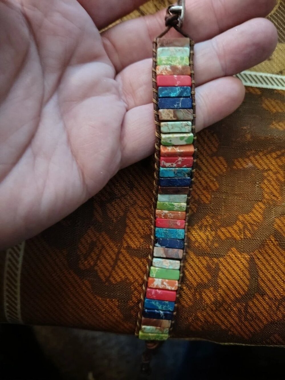 Ladies stone bracelet